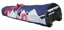 LOKKER Double Wheelie Ski Bag- Up to 2 pairs of skis & poles & all your gear