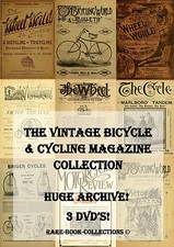 +1,000 ANTIQUE CYCLING MAGAZINES ON USB- BICYCLE MOTORCYCLE PENNY FARTHING CYCLE