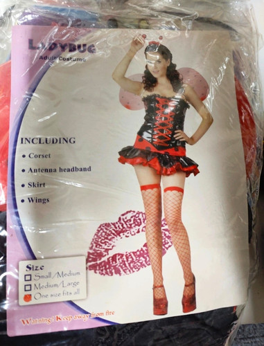 Love bug ladybug adult costume - love,