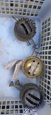 OIL LAMP BURNERS x 3, ONE NEW