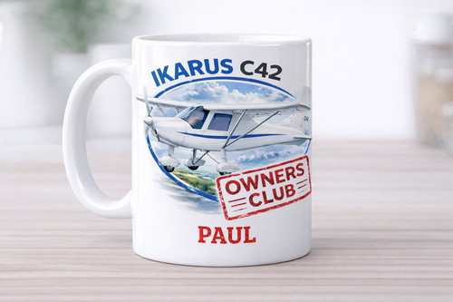 Ikarus c42 microlight mug - c42, with
