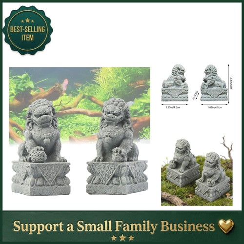 Mini asian dog statues - dog,