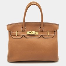 Hermes Gold Togo Leather Gold