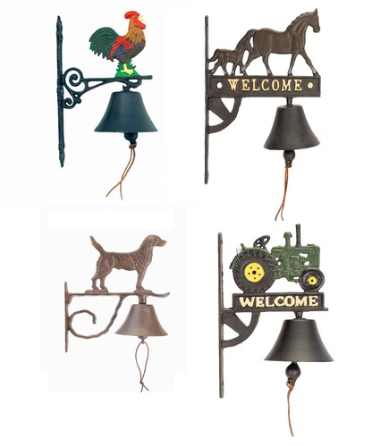 Cast iron outdoor door - door, bell