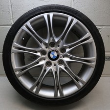 1 X OEM BMW E46 18" SILVER MV2