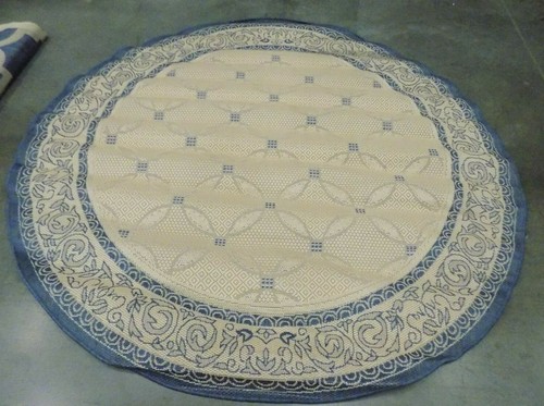 Natural blue 7 - /, round
