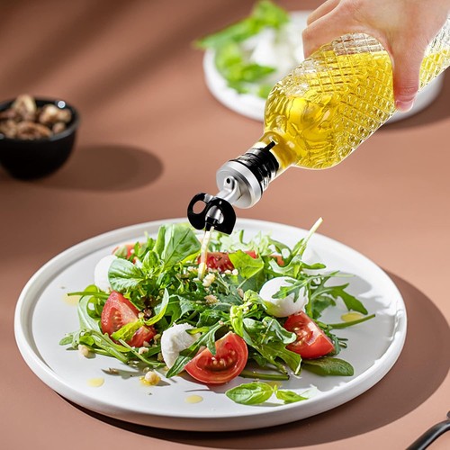 Glass oil bottle - oil,