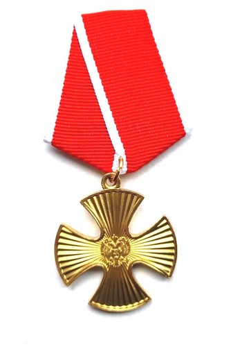 Russian federation medal gold - russian,