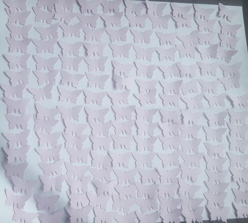 150 mini lilac butterfly card - mini,