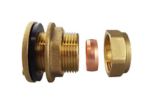 Water Butt Connector Adapter Tank Fitting 1/2" - 2" Barb Straight 90 Pipe Outlet