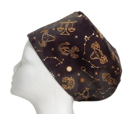 Celestial zodiac scrub cap - zodiac,