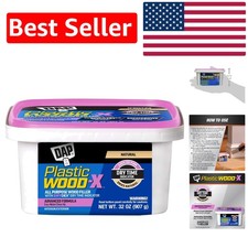 All-Purpose Wood Filler 32 Oz - Low Odor with DryDex Indicator for Easy Repairs