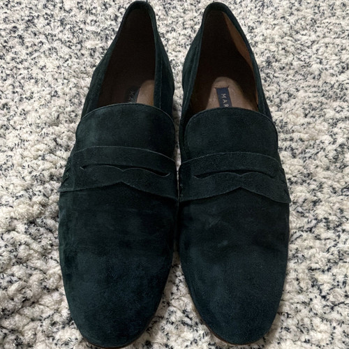Margaux hunter green suede - hunter,