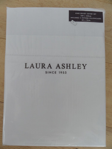 Laura ashley white hemstitch - laura,