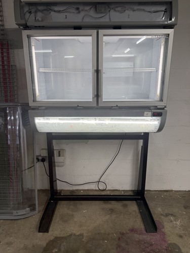 Overhead shop display - shop, freezer