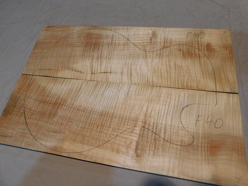Flame maple carved top for - carved,