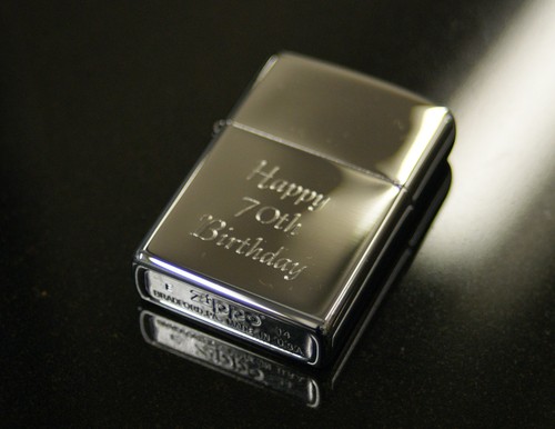 Personalised genuine zippo - personalised,