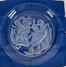 Vintage Glass Plate Lalique