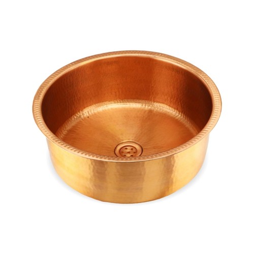 16in round handmade hand - 16in,