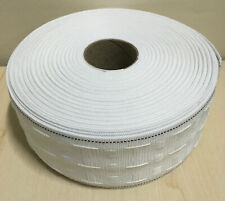 50 METER ROLL 0F CURTAIN HEADING HEADER TAPE~PENCIL PLEAT~75mm~3 Inch)~WIDE ~ 