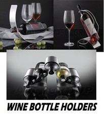 Stainless Steel Wine Bottle Rack Holder, Excellent GIFT For The WINE CONNOISSEUR