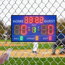 Blue Scoreboard For Baseball