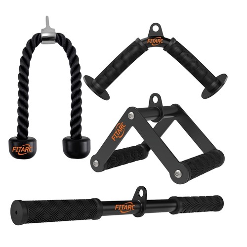 Cable machine attachment - attachment, set