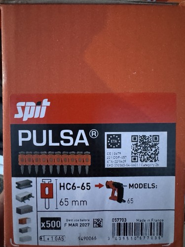 Spit pulsa nails 65mm full - pulsa, box