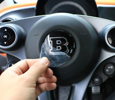 Brabus logo 57 mm for Smart 453 III Mercedes steering wheel steering wheel emblem