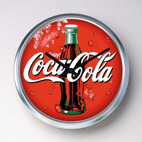 Enjoy coca cola wall - enjoy, clock