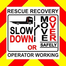 8 Inch Recovery Truck Sticker