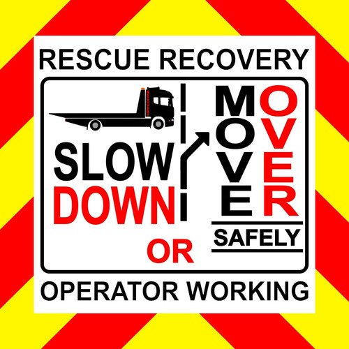 Inch recovery truck - recovery, sticker