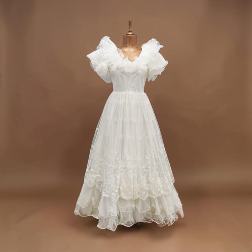 Vintage 80s wedding - vintage, dress