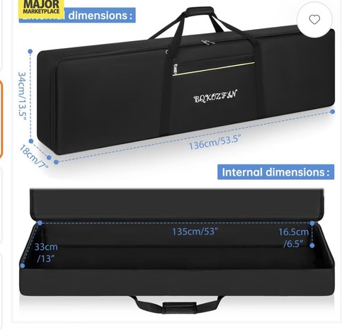 Key keyboard gig bag - 88,