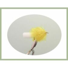 8 Pack of Yellow Foam Ass Blobs, Trout Flies, Good Still water, Fishing Flies