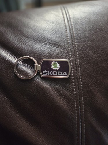 Skoda keyring - keyring, (metal)