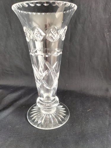 Stuart crystal flared vase - crystal,