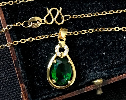 Vintage style green gemstone - vintage,