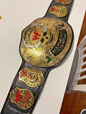 SMOKING SKULL SNAKE SKIN WORLD Wrestling CHAMPIONSHIP TITLE Replica Belt 4MM