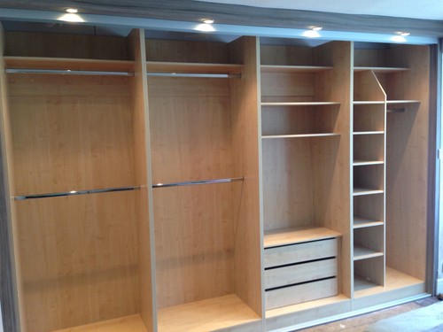Fitted bedroom furniture - bedroom,