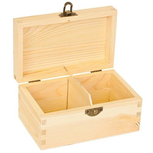Wooden pine tea box storage - wooden,