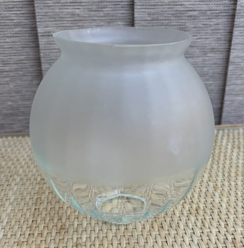 Vintage frosted glass shade - vintage,