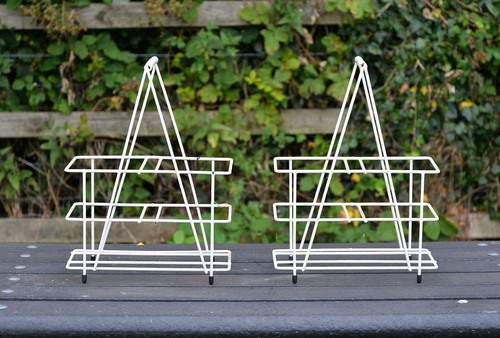 Vintage metal milk bottle - metal,
