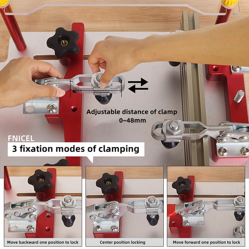 Guide rail tenoning - guide, jig