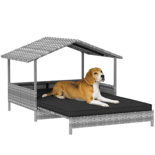 Extendable rattan dog - rattan, house
