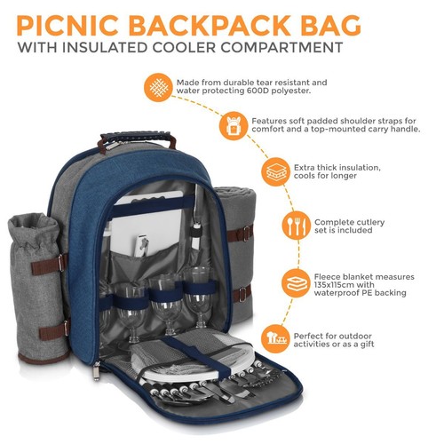 Livivo picnic backpack set - backpack,