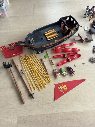 Playmobil pirate ship job lot - pirate,