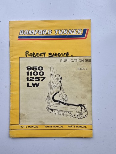 Bomford 950 1100 1257lw - 1100,