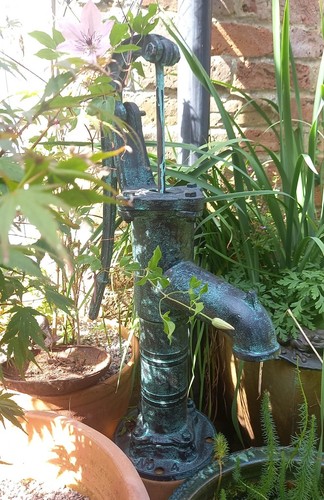 Water hand pump garden - water,