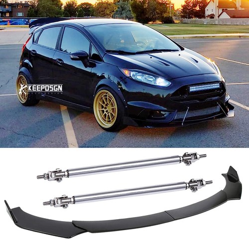 Front bumper lip spoiler - front,